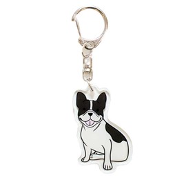 French Bulldog Charm, Frenchie Lover 2" Acrylic Keychain