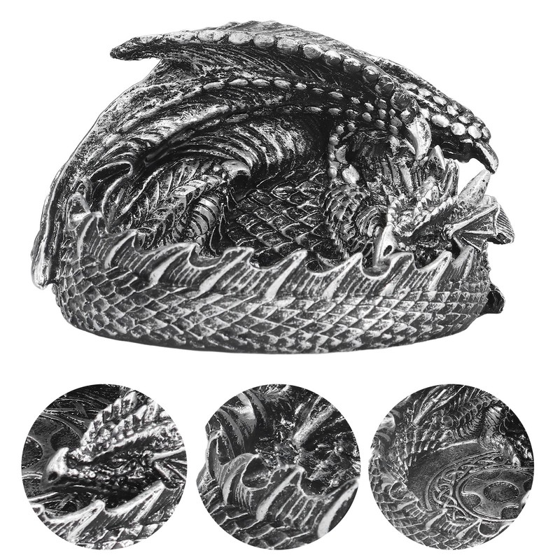 Cigar Ashtrays Pterosaurs Design Scale Carvings Retro Style Attractive Decorative