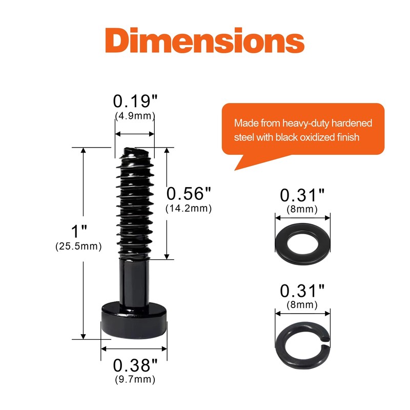 503217321 Recoil Starter Screws Kit Compatible with Husqvarna 340 345