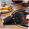 IWOWHERO 4pcs Stove Counter Gap Covers Kitchen Protector Metal Top