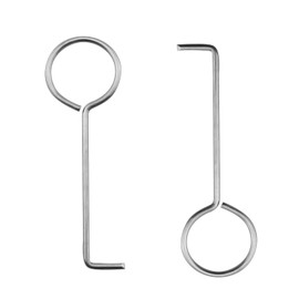 DGHAOP 3pcs 3.54" Stainless Steel Shower Drain Hooks for Shower Drain Grate Removal Tool