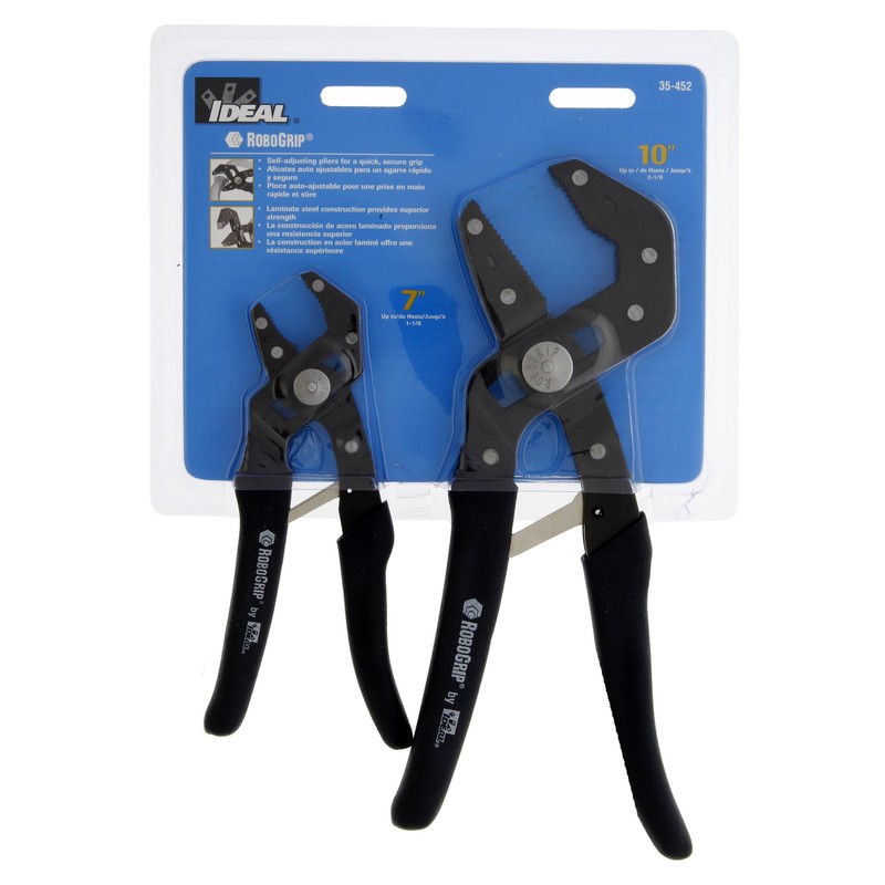 IDEAL INDUSTRIES 35-452 Robo Grip Pliers 7 in. and 10