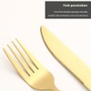 AIXXCUVQ Stainless Steel Cutlery Set Sturdy Lasting Rust Proof Easy