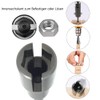 Saipor 5 Pieces Power Wing Nut Driver, 1/4 Inch Hex