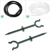 QWORK 3/4" Garden Hose Holder Brackets - 20 Pcs Plastic