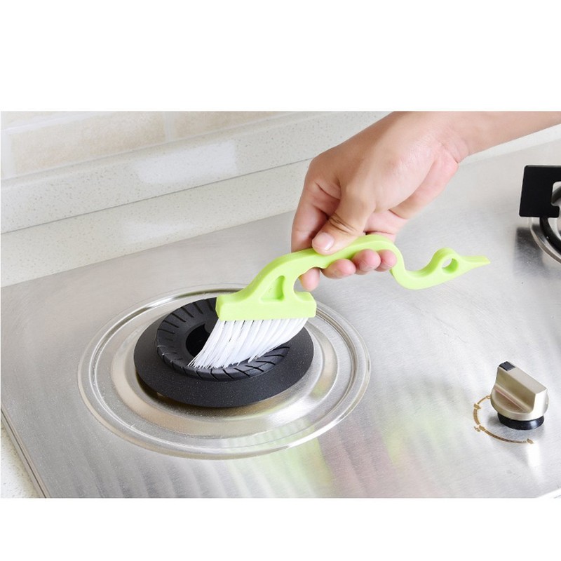 2pcs Hand-held Groove Gap Cleaning Tools Door Window Track Kitchen