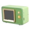 Retro Speaker TV Shaped Multifunctional Fashionable Time Speaker for Home