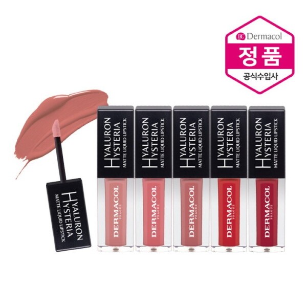 Dermacol Hysteria Matte Liquid Lip Tint / 더마콜 히스테리아 매트