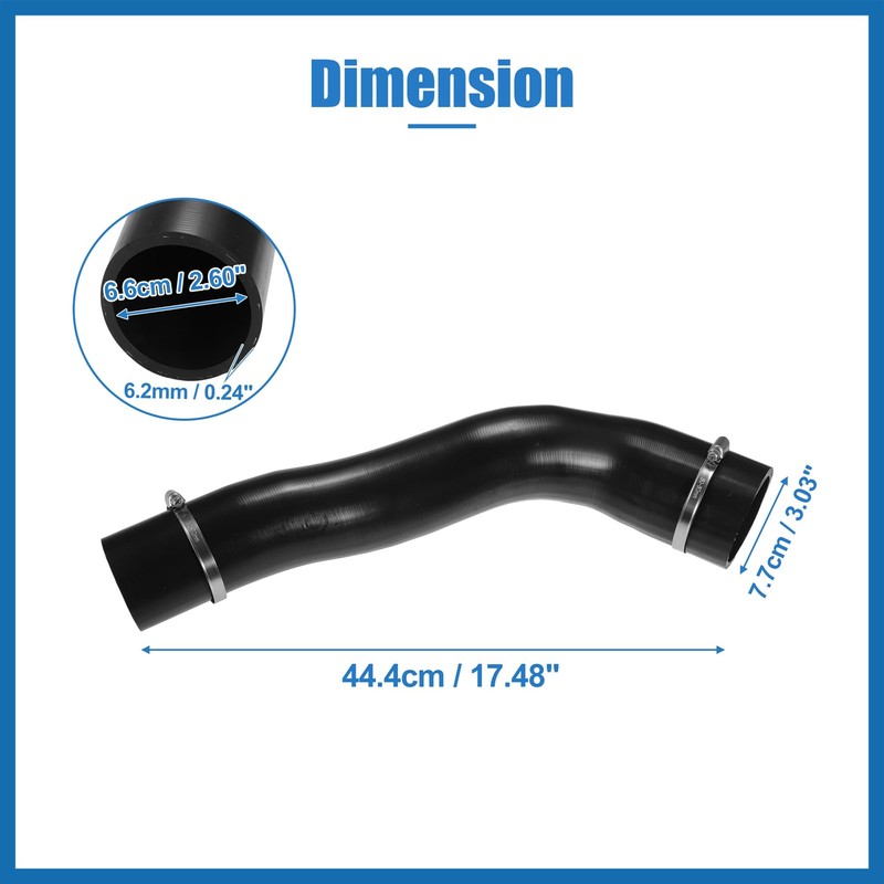 A ABSOPRO 1 Set Intercooler Turbo Hose Pipe Replacement Fit