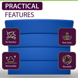 2 Pack GreenFix Mounting Putty 2oz - Sticky Tack for Wall Hanging Removable - Blue Adhesive Putty - Wall Putty for Hanging Posters Arts & Crafts Collectibles