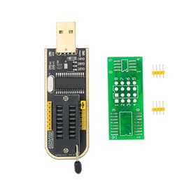 CH341A 24 25 Series Flash Module DIY Kit SOIC8 SOP8 Test Clip Flash IC Clips SPI Flash 1.8V Adpter Programmer BIOS with USB Programmer Kit