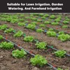 210Pcs Drip Irrigation Emitters, 3 Color Heads Irrigation Misting Sprinkler,