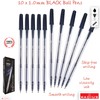 RADIUS 999 Ballpoint Pens, BLACK, Medium Point (1.0mm), Pack of
