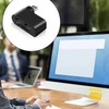 1Pc Black 4 in 1 USB 2.0 Hub Docking Station