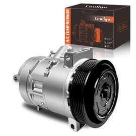 A/C Compressor with Clutch Fits for Dodge Caliber 2009-2012,Compatible with Jeep Compass 2009-2017,for Jeep Patriot 2009-2017,CO 30011C AC Compressor, Replaces # 55111610AC,R5111610AB,55111610AA