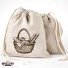 Linen Bread Bags - 3 Pack 30 x 40 Speical