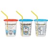 Skater SIH3ST I'm Doraemon Tumbler with Straw, 3 Pieces, Made