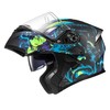 KYPARA Motorcycle Dual Visor Flip up Modular Full Face Helmet