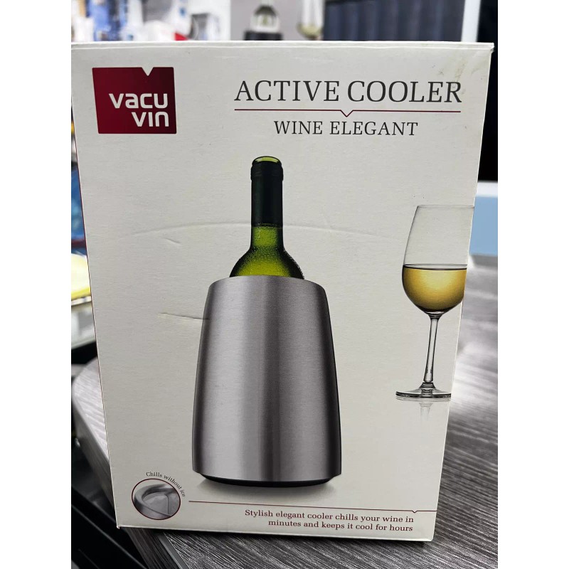 Vacu Vin Active Wine Cooler Elegant Stainless Steel