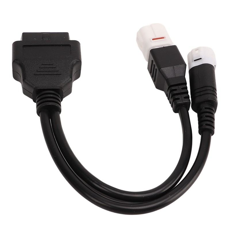 3pin 4pin Motorcycles OBD OBD2 Adapter Cable Easy Fault Detection