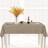 sancua 100% Waterproof Rectangle PVC Tablecloth - 52 x 70