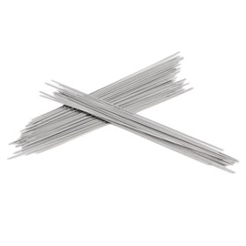 50 Agujas para Abalorios de Ojos Grandes, Agujas de Bordado de Cuentas de Acero Inoxidable Estables y Efectivas para Hacer Joyas DIY