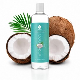 Aceite de coco pursonic 100% puro, aceite de coco fraccionado, 16 oz para masajes, recetas terapéuticas y aceites esenciales