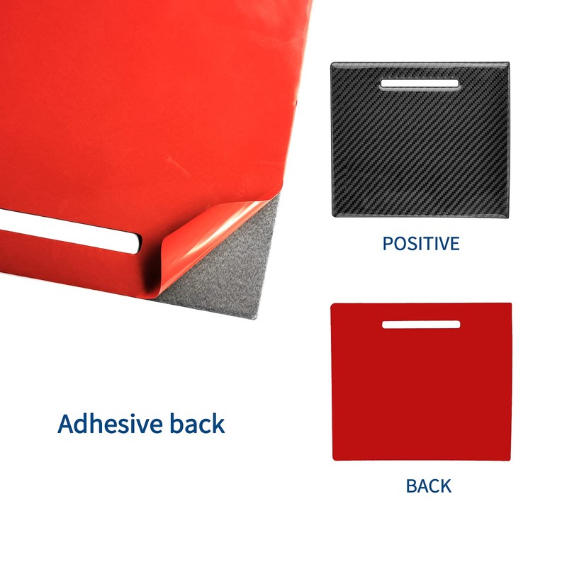 SUNJIKA Compatible with Carbon Fiber Central Control Storage Box Panel