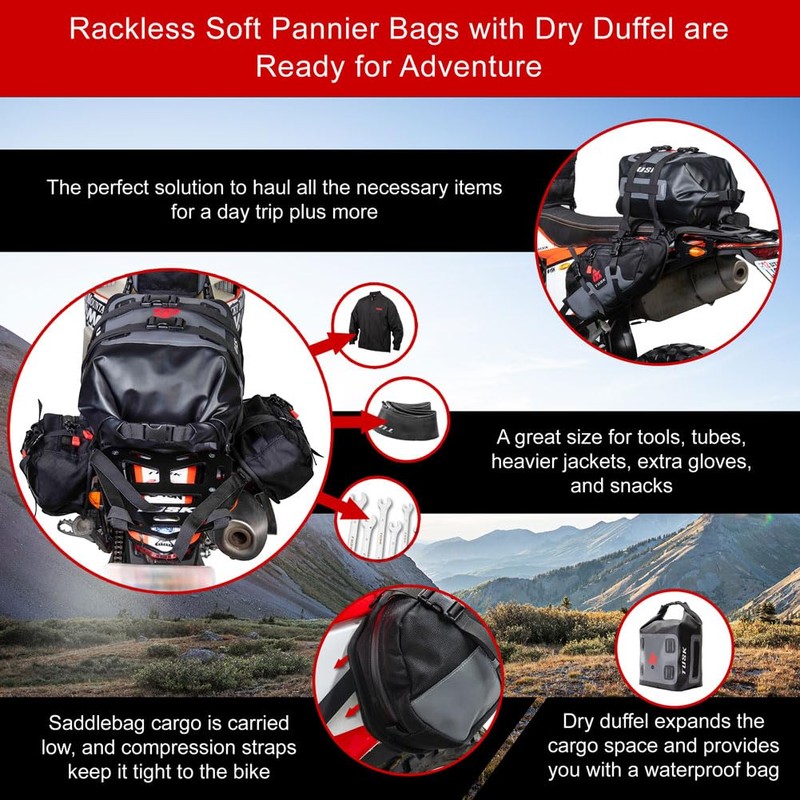 TUSK Traverse Pannier Bags Base System