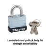 Master Lock 105D Laminated Steel Warded Padlock, 1 Count (Pack