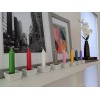 WICCA WICKS Box of 48 Colored Candles | 4 inches