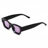 Teumire Retro Rectangle Polarized Sunglasses for Small Face Women Men
