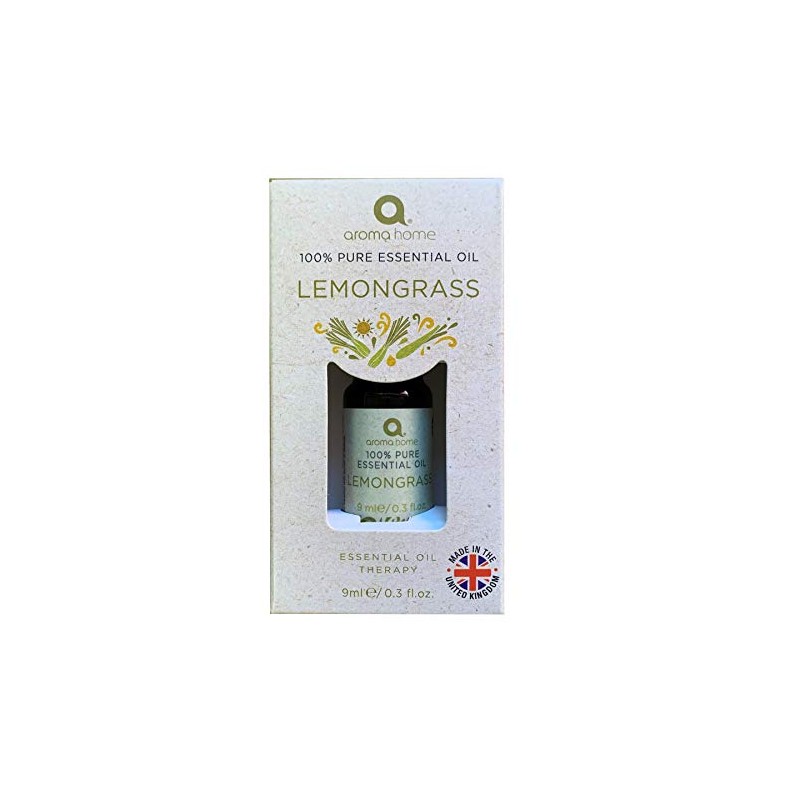 Aroma Home Lemongrass Pure Essential Oil, 9ml