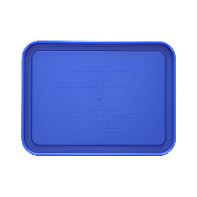 Pyrex 7210-PC 3 Cup Amparo Blue Food Storage Replacement Lids