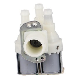 LUTH Premium Profi Parts Solenoid Valve 90° 3 x 11.5 mm Diameter with Reducer Compatible with Miele 4035200 in Washing Machine