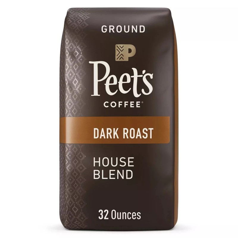 Peet's Coffee Ground Dark Roast, House Blend (32 oz.) Great