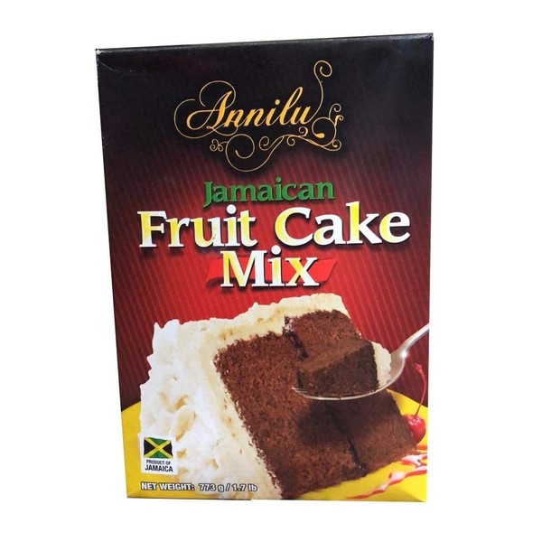 Jamaican Fruit Cake Mix - Annilu 1.7 Lb - Product of Jamaican
