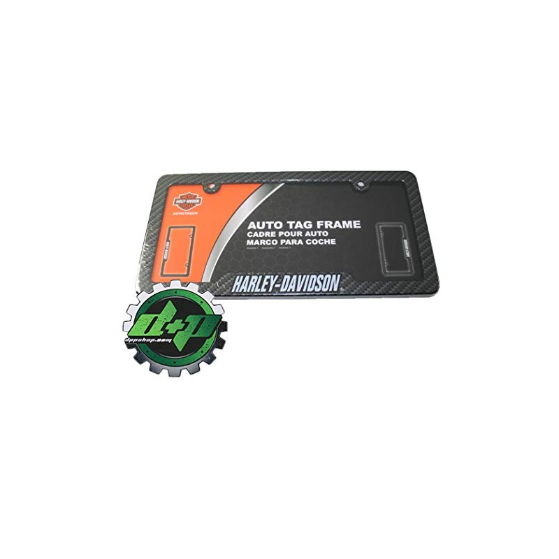 Diesel Power Plus Harley Davidson License Plate Frame Carbon Fiber