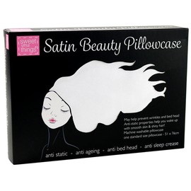 Sweet Little Things Satin Beauty Pillowcase White 1 Each