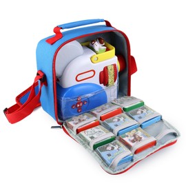 Carry Bag for Little Tikes Story Dream Machine Pack, Fits 3 Story Colletions (9 Storytime Books and 3 Audio Player Characters), Bag Only (Blue)