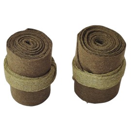 Warcraft Exports WW1 US Army Putties / M1910 Leggings Wraps - Reproduction British WW1 Long Puttees (Khaki)