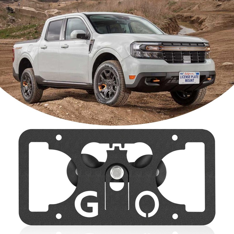 No Drill Front License Frame Compatible with Ford Raptor (3rd