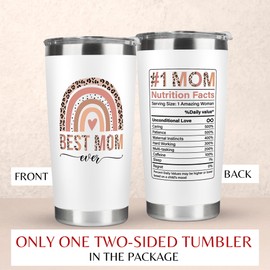Gifts for Mom from Daughter Son - Mom Birthday Gifts, Birthday Gifts for Mom - Mothers Day Gifts, Mothers Day Gifts for Mom Wife - Mom Gifts, Mother Gifts, New Mom Gifts for Women - 20 Oz Tumbler