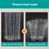 AULEEND All Metal Rain Shower Head - Heavy Duty Stainless