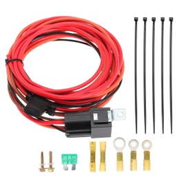 Electric Fuel Pump Relay Fuel Pump Wiring Harness Kit 40 AMP Relay Bypass Waterproof 12V Relay Switch Kit Heavy Duty Long Wires