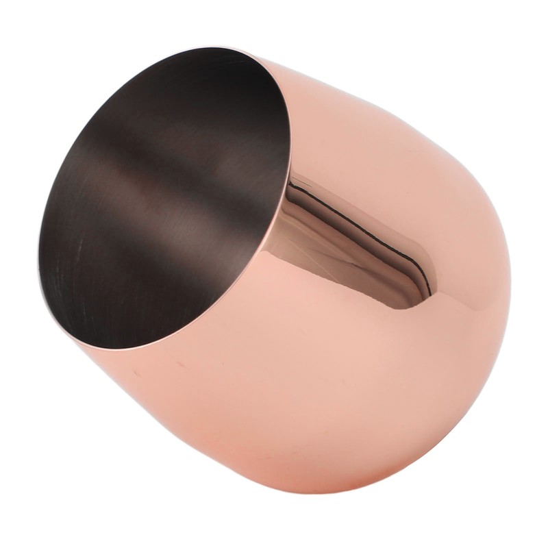 Stainless Steel Wine Glass Stemless Egg Shape 550ml Unbreakable Portable