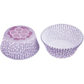 Staedter Maxi Blossom Paper Baking Tray, Violet, 50-Piece