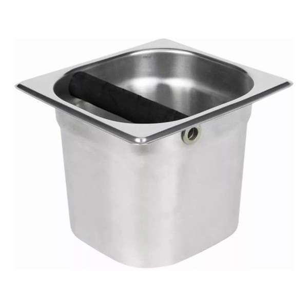 Dilitools Caja De Golpe Acero Inox Para Cafe Bagazo Sexto