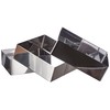 Equinox 516608 3 Stück Kuchenformen quadratisch Edelstahl 6,5 x 21 x 20,5 cm