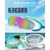 Hurdilen Kids Swim Goggles, Anti-fog, UV Protection and Wide View